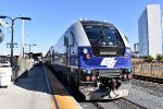 Amtrak Train # 743 awaiting departure-this is my train that I took to Davis.